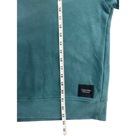 Calvin Klein Performance Teal Crewneck Sweatshirt Large - Picture 9 of 10